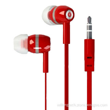 Waterproof colorful metallic in-ear earphone, noise-cancelling, for MP3
